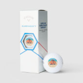 Maßgeschneiderte Foto Golf Balls Ihr Sommerdesign  Golfball (Verpackung)