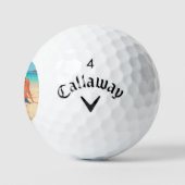 Maßgeschneiderte Foto Golf Balls Ihr Sommerdesign  Golfball (Logo)