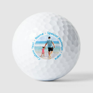 Maßgeschneiderte Foto-Golfbälle mit Text Golfball