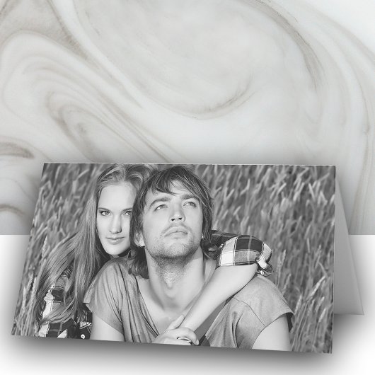 Maßgeschneiderte Foto-Hochzeitstorte Platzkarten