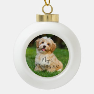 Maßgeschneiderte Foto Hunde Keramik Ornament