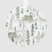 Maßgeschneiderte Foto Jahr-Ornament Ornament (Rückseite)