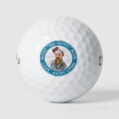 Maßgeschneiderte Foto MAMA Personalisiert Trendy M Golfball (Vorderseite)