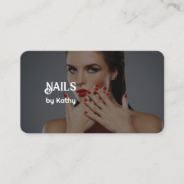 Maßgeschneiderte Foto Nail Tech Visitenkarte