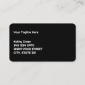 Maßgeschneiderte Foto Nail Tech Visitenkarte (Rückseite)