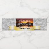 Maßgeschneiderte Foto Personalisiert-Wasser-Flasch Wasserflaschenetikett (Einzelnes Label)