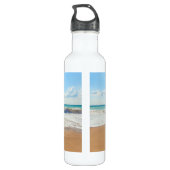 Maßgeschneiderte Foto- und Textflasche aus rostfre Edelstahlflasche (Rückseite)