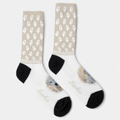 Maßgeschneiderte Foto-Vorlagen und weiße Pasten au Socken (Rechts)