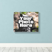 Maßgeschneiderte Foto-Wrapped Canvas Leinwanddruck (Insitu (Holzboden))