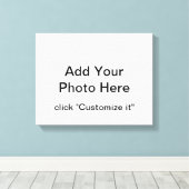 Maßgeschneiderte Foto-Wrapped Canvas Leinwanddruck (Insitu (Holzboden))