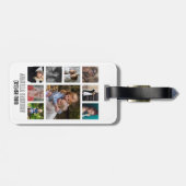 Maßgeschneiderte FotoCollage Gepäckanhänger (Rückseite horizontal)