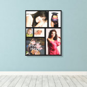 Maßgeschneiderte FotoCollage gepackte Canvas Print Leinwanddruck (Insitu (Holzboden))