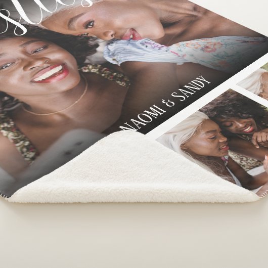 Maßgeschneiderte FotoCollage Sherpadecke (3/4)