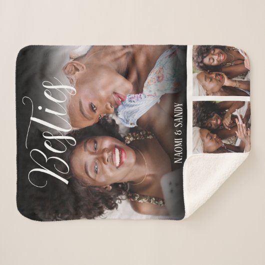 Maßgeschneiderte FotoCollage Sherpadecke (Vorderseite (Horizontal))