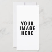 Maßgeschneiderte Fotokarte (Vorderseite)