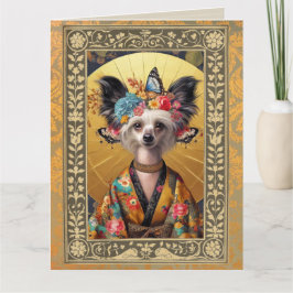 Maßgeschneiderte Fotokarte - Chinesischer Hund Karte