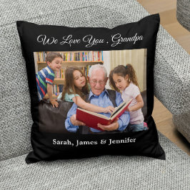 Maßgeschneiderte Fotos Enkelkinder Namen, die wir Kissen