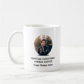 Maßgeschneiderte Fotovorlage für Weihnachtskekse Kaffeetasse (Links)