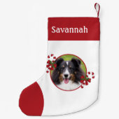 Maßgeschneiderte Fotovorlagen mit Süßkernen und Na Kleiner Weihnachtsstrumpf (Rückseite)