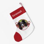 Maßgeschneiderte Fotovorlagen mit Süßkernen und Na Kleiner Weihnachtsstrumpf (Rückseite (Hängend))