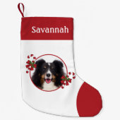 Maßgeschneiderte Fotovorlagen mit Süßkernen und Na Kleiner Weihnachtsstrumpf (Vorderseite)