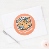 Maßgeschneiderte Fragile Aufkleber für kleine Unte (Umschlag)