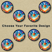 Maßgeschneiderte Friedliche Sonnenaufgangstaube Ab Runde Wanduhr