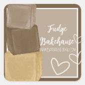 Maßgeschneiderte Fudge Business Stickers (Vorderseite)