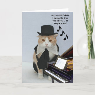 Maßgeschneiderte Funny Cat Karte
