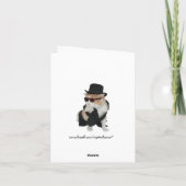 Maßgeschneiderte Funny Cat Karte (Rückseite)