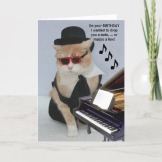Maßgeschneiderte Funny Cat Karte