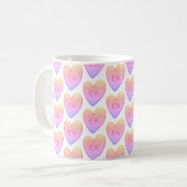 Maßgeschneiderte Funny Eh Candy Hearts Tasse (Vorderseite Links)