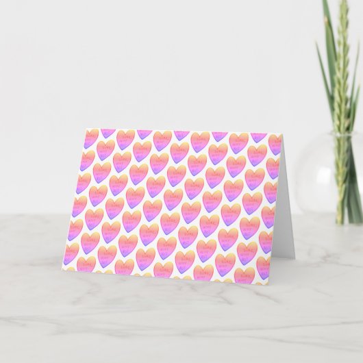 Maßgeschneiderte Funny Sure Why not Candy Heart Ca Karte (Vorderseite)