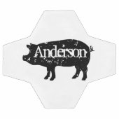 Maßgeschneiderte Fußball mit Vintagem schwarzen Sc (Flach)