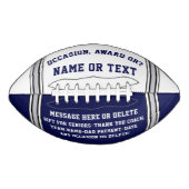 Maßgeschneiderte Fußbälle mit kurzen Anweisungen Football (Vorderseite)