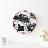 Maßgeschneiderte GARAGE Wall Clock - Retro Car Mec Große Wanduhr (Zuhause)