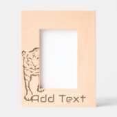 Maßgeschneiderte, gegrabene Holzrahmen Geätzte Rahmen (Vorderseite)