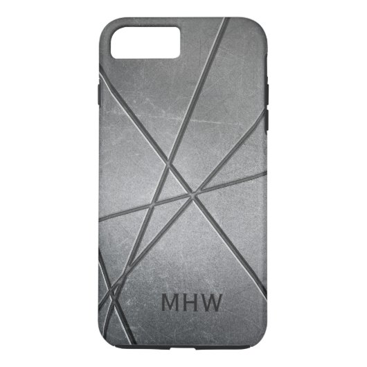 Maßgeschneiderte Gehäuse mit Metallmuster Case-Mate iPhone Hülle (Rückseite)