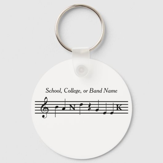 Maßgeschneiderte Gek-Schlüsselkette Schlüsselanhänger (Vorderseite)