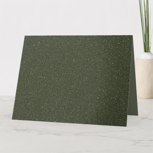 Maßgeschneiderte, geklappte Dankekarte - Moosgeräu Dankeskarte (Vorderseite)