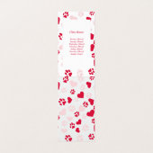 Maßgeschneiderte geklappte Veterinärkarte Visitenkarten (Innenseite Aufgefaltet)