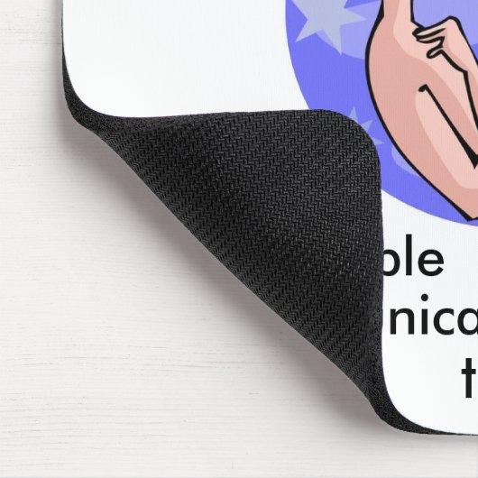 Maßgeschneiderte Gemini-Merkmale mit Niedlichen Ca Mousepad (Ecke)