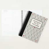 Maßgeschneiderte Geometrie in Schwarz und Weiß Planer (Anzeige)