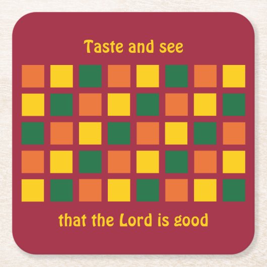 Maßgeschneiderte geometrische Quadrate mit moderne Rechteckiger Pappuntersetzer (Vorderseite)