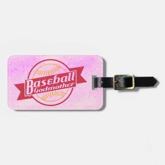 Maßgeschneiderte Gepäckmarke für Baseball-Godmets Gepäckanhänger (Vorderseite horizontal)
