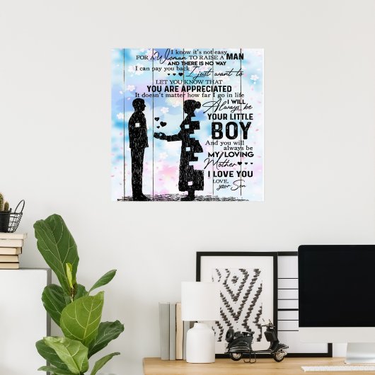 Maßgeschneiderte Geschenke für die Mama, Niedliche Poster (Heimbüro)