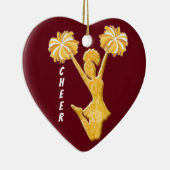 Maßgeschneiderte Geschenke für Herzklopfer Keramik Ornament (Rechts)