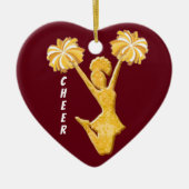 Maßgeschneiderte Geschenke für Herzklopfer Keramik Ornament (Vorne)