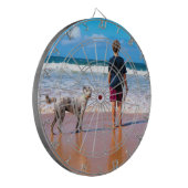 Maßgeschneiderte Geschenke für Ihr Foto Dart Board Dartscheibe (Vorderseite Links)