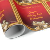 Maßgeschneiderte Geschenkpackung zum 100. Geburtst Geschenkpapier (Rolleneckpunkt)